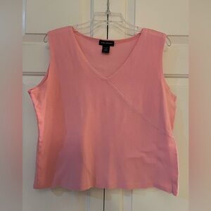 SML Sport V-Neck Pink Tank Top EUC. Size XL